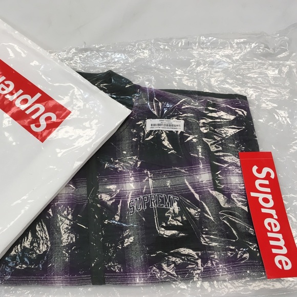 NEW! Supreme reversible shadow plaid vest - Picture 2 of 5